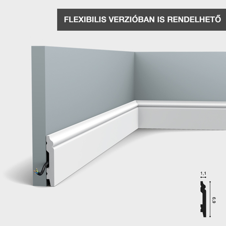 Orac Decor SX165 Contour lábazati díszléc