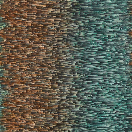 Ombre, színátmenetes tapéta, 3D hatással, modern, tapéta türkiz-rezes árnyalat Clark and Clark Ombre TEAL/SPICE  W0153/03