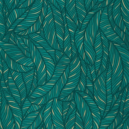 Sűrű, levél mintás luxus tapéta.Fémes, fényes smaragdzöld-arany színben.Clarke & Clarke Selva EMERALD  W0144/02