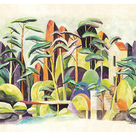 Khroma Aquila Cerreto poszter panel - színes festményszerű tájkép